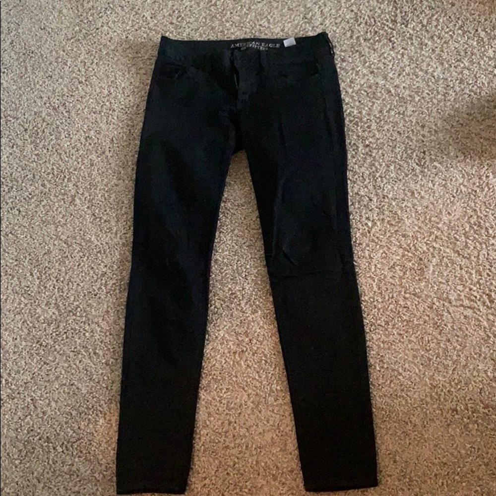 American Eagle black jeggings